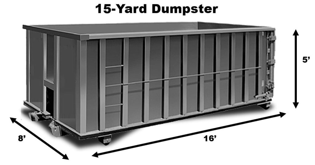 15-Yard Dumpster Rental in Dallas